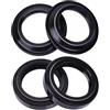 UQXJK 33x45x8/10.5 Moto Forcella Anteriore Paraolio Parapolvere Compatibile Con RV125 V125 2003-09 51153-05F10 BURMAN 200(2PCS SEAL 2PCS COVER)