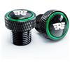 HUISI Tappi for fori specchietti moto adatti for Royal Enfield Bullet Meteor Classic 350 500 Interceptor 650 Continental GT 535 Himalayan 411(Green)