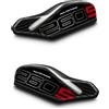 AZgraphishop Az Graphishop Adesivi Paramani Resina 3D Compatibile Con Ducati Multistrada 1260 S 2018-2020 APA-MULTI-1260S (Volcano Grey)