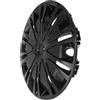 HAPINARY Copricerchi 15 Pollici Neri per Auto in Pp, Coprimozzi Decorativi Design Elegante, Facili da Installare per Protezione Dalla Sporcizia e Accessorio per Ruote