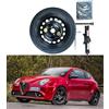 D'ANGELO 1988 Kit Ruotino di Scorta 15 compatibile con Alfa Romeo Mito con Cric, Chiave e sacca