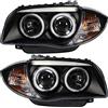 Diederichs Set di fari CCFL Angel Eyes E81 E82 E87 E88 anni 2004-2011 nero