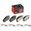 Brembo - Xtra - P 59 080X - Pastiglia Freno - Posteriore, set di 4 | Compatibile con: CHEVROLET AVEO Schrägheck, CRUZE, CRUZE Schrägheck, CRUZE Station Wagon, ORLANDO, TRAX, VOLT, OPEL AMPERA
