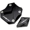 QATKXSLM Piastra di Estensione Cavalletto Laterale Per SYM MAXSYM 400 MAXSYM400 400i 2021 2022 2023 Accessori Moto Cavalletto Piede Cavalletto Laterale Pad Piastra Di Supporto Ingranditore