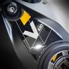 AZgraphishop Az Graphishop Adesivo Protezione Chiave Resina 3D Compatibile Con Moto Guzzi Stelvio V100 2024-2025 GP-3059 (Giallo Savana)