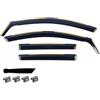 Generico Kit 4 Deflettori Aria Nero Fumé Trasparento Antivento per Finestrini Laterali Anteriori e Posteriori Compatibile con Mercedes Benz GLE V167 (2020-2023)