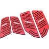 HXYLS Moto CNC Pedana Poggia Gomma Passeggero Pedane Piede Compatibile Con TMAX530 DX SX TMAX 560 T-MAX 530 560 2017-2021(Red)
