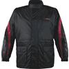 A-Pro Giacca Tuta Moto Antipioggia Impermeabile Antiacqua con Cappuccio Rosso XL