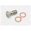 Autobahn88 Bullone Banjo Freno in Acciaio Inox AN3 3/8 - 24UNF L=25mm