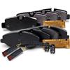 ATEC Germany Set di pastiglie freno asse anteriore + asse posteriore, set | Compatibile con: MERCEDES-BENZ MARCO POLO Camper, V-CLASS, VITO Kasten, VITO Mixto, VITO Tourer