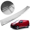 Chromemaster | Protezione paraurti Posteriore | Compatibile con Citroen Jumpy dal 2016- | Acciaio INOX lucido/cromato | Protezione paraurti protegge la vernice del paraurti dai graffi