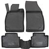 J&J AUTOMOTIVE Tappetini Auto in Gomma su Misura per Opel Insignia A 2008-2016, Set da 4 Pezzi, 3D - con Bordo Alto, Antiscivolo, Inodore, Colore Nero, TPE