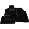 Generico Tappetini compatibili con Lancia Ypsilon 2011-2018 no decoro, kit tappetini auto personalizzati, set tappeti in moquette, tappeto auto
