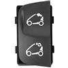 Dmax.italia Pulsante apertura Cappotta Smart Fortwo Cabrio 07/2007 > 10/2014, Nero, On-off