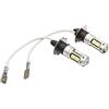 MASO 2 lampadine LED H3 40-SMD 4014 per auto fendinebbia allo xeno bianco 6000 K, luce diurna, 12 V UK