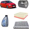 Generico Kit 3 filtri + 5 L olio Q8 5W30 per Classe B W246 W242 gasolio 160CDI 180CDI (2011-2018)