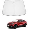 BIBIBO Copertura Parabrezza Auto Compatibile con Renault Arkana 2021-2025, Arkana RS Line/E-Tech Hybrid Parasole per Parabrezza Pieghevole Parasole Anti UV