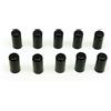 Autobahn88 Tappo per tubo flessibile in silicone Tappo terminale per tubo flessibile di aspirazione, diametro interno 6 mm (0,24), confezione da 10 (nero)