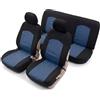 Auto Accessori Lupex - Coprisedili Modello Soft Universali Auto, Set Anteriore e Posteriore, Fodere Copri Sedili Utilitarie Standard Medie Piccole, No Suv