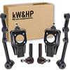 kW&HP KIT 6PZ BRACCI BRACCETTI SOSPENSIONE E TESTINE STERZO ANTERIORI PER PANDA (141) 1° SERIE (NO 4x4)