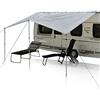 your GEAR yourGEAR tenda ad aria Caravan Tarp 4 x 2,4 m tetto apribile per roulotte incl. pali impermeabili 5000 mm