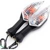 WABTU Frecce Moto Moto girare la luce del segnale adatta for l'uso for Kawasaki Versys 1000 Z900 RS Z650 2019 250 300 400 Z1000 Motocicletta lampada posteriore anteriore Frecce Led Moto (Color : 1)