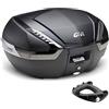 MOTOTOPGUN givi v47nnt+4130fz+m5 bauletto + attacco monokey 47 litri compatibile con kawasaki ninja 1000 sx 2020 2021 2022 mototopgun