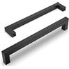 Amerdeco 10 pezzi Maniglie per Mobili da Cucina Nero Maniglie cucina Distanza fori 192 mm armadietti in acciaio inossidabile per mobili da cucina Decorazioni per la casa