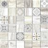 MOSANI Piastrelle quadrate Crystal mix beige chiaro/beige mosaico da parete piastrelle specchio cucina doccia bagno