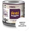 Hats - Vernice Antiruggine per ferro - Smalto Gel Antiruggine Pronto all'uso - Non Cola, Non Gocciola - Adatto per Metallo e Legno - Made in Italy (Bianco 9010 Brillante)