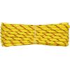 Corderie Italiane 006006268 Treccia corit gialla, 8 mm - 20 mt, Corda intrecciata multiuso resistente ai raggi U.V. e all'abrasione, per attività all'aperto, giardino, mare, guinzagli e fai da te, rottura 700 kg