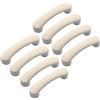 generic Pomelli in ceramica opaca per armadietti, 8 pezzi, a forma di U, graziosi, per cucina, armadio, cassetto, bambini, maniglie per armadio, bagno, maniglia per porta