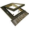 Luxtig Lucernario per Tetto Finestra Skylight Legno Alluminio a Vasistas Disponibile in Tutte le Dimensioni - Doppio Vetro - Isolamento - Permette anche Fisicamente di uscire dal Lucernario Skylight 45X55