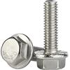 Mellewell M10-1.5 x 40mm Flangiato Bulloni Testa Esagonale Viti Flangia Esagonali, Acciaio Inox A2, DIN 6921, 4 PZ