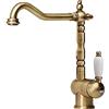 Franke Miscelatore Old England Finitura Bronzato, Oro