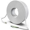 TMEZON Cavo per videocitofono 4 fili 15M, Cavo prolunga Cavi prolunga Colore AWG24 / 0.3mm² per citofono/videocitofono Porta del sistema, Monitor e campanello, videocitofono