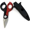 Intercable 16020-F1-CM Forbice Tronchesina per Elettricisti 3 in 1, Edizione Limitata Milan, Rossonero, con SafetyBox