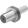Culnflun Mandrino Biella, M14*1 Adattata a K01-50/63 K02-50/63, Parte Mini Tornio Stabile in Acciaio Inossidabile (10mm-M14*1)