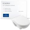Villeroy & Boch O.Novo 5660HRR1 C-plus WC sospeso con sedile, sistema DirectFlush senza brida
