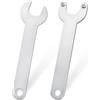 ZJCANGLIU 2 Pezzi Chiave Inglese,Chiave,Chiave per Smerigliatrice,per Smerigliatrice Angolare 125/150,La Chiave Superiore è Lunga 14,5 cm,La Chiave Inferiore è Lunga 14 cm