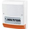 Hiltron SA310 Sirena Elettronica per Esterno Autoalimentata con Lampeggiatore