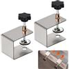 Befun Morsetto a C, morsetti e tenditori, universale in acciaio inox C, morsetto per il viso, morsetto da tavolo, strumento di fissaggio per la lavorazione del legno, per il fai da te, accessori per armadi,