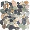 MOSANI Piastrelle a mosaico, ghiaia di pietra, taglio bianco/giallo, MOS30-0104