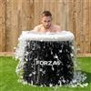 FORZA Vasca per il ghiaccio portatile, per terapia con acqua fredda per recupero e prestazioni, durevole vasca di recupero con coperchio e coperchio [capacità 370 l]