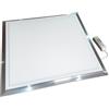 ALLINOX Botola D'ispezione In Alluminio Per Cartongesso Con Plafoniera LED 30W Luce 4000K Sportello In Appoggio Per Controsoffitto Alta Resistenza Con Apertura Invisibile (60x60)