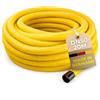 Doubleyou Geovlies & Baustoffe Tubo di drenaggio DN50, 20 m, flessibile e perforato, tubo in PVC ondulato e scanalato, protegge da ristagni in giardino e fondazione
