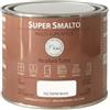 FLEUR DESIGNER'S PAINT | SUPER SMALTO Lavabile e ad Altissima Resistenza, Satinato, 375 ml F02 Snow White, Pronto all'Uso, a Base Acqua, per Interno - Esterno, Made in Italy