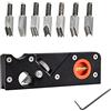 TERNCOEW Nuovo Hot Lavorazione Del Legno Bordo Angolo Piano 45 Gradi Smusso Manuale Pialla Smussatura e Taglio Carpentiere Regalo Utensili A Mano Accessori Morsetto Crimper Cutter File Raspe Sgorbie Martello