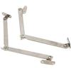 ARMYJY 2 supporti per ante di armadietti, in acciaio inox, pieghevoli, per cerniere mobili per ante di credenze della cucina (2 paia)