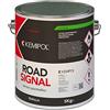 KEMIPOL Vernice spartitraffico giallo fusto da 5 kg pittura a rapida essiccazione per la segnaletica stradale su asfalto